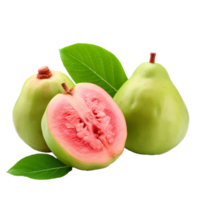 ai gegenereerd vers guava PNG geïsoleerd Aan transparant achtergrond