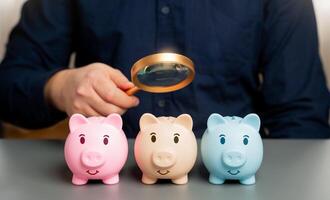 Comparison of deposit conditions. Comparing interest rates, fees, and minimum deposit requirements is key to finding the best deposits account. photo