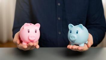 Deposits to choose from. Banking for couples. Joint accounts for shared expenses to individual accounts for personal savings. Managing joint finances effectively. Financial goals, trust levels photo