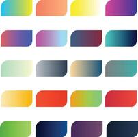 Colored Gradient Bundle Package vector