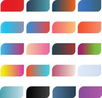 Awesome Colored Gradient Shape vector