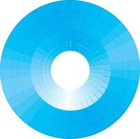 blue circle with gradient squares and background vector