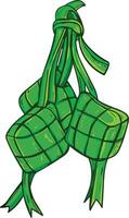 verde ketupat vector