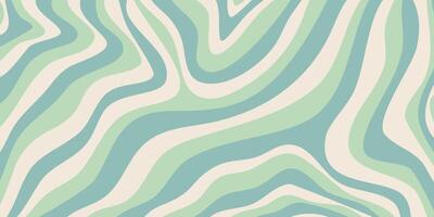 Hippie groovy psychedelic wave, great design for any purposes. . Vector illustration. Trendy retro groovy pattern.