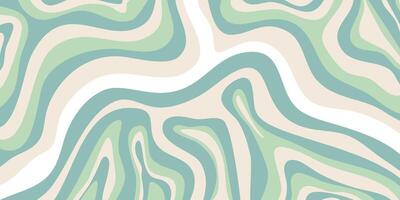 Hippie groovy psychedelic wave, great design for any purposes. . Vector illustration. Trendy retro groovy pattern.