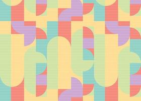 geometric abstract pastel background vector