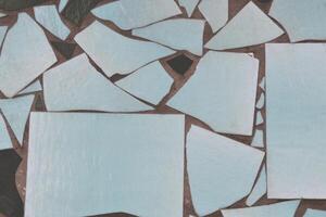 Abstract background. Mosaic wall. Mosaic pattern. photo