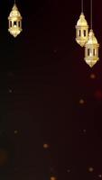 Lantern of ramadan celebration background video