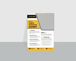 Business Flyer Template Design vector