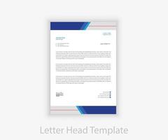 Creative letterhead template design vector