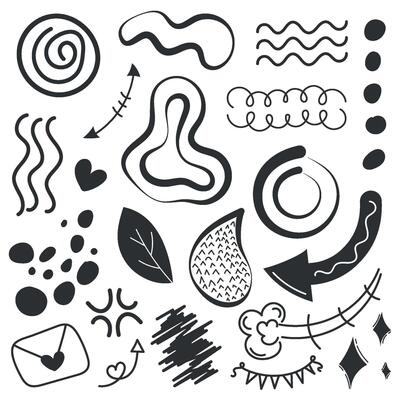 Hand draw colored pattern background Vector