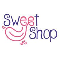 Sweet shop Local food logo Vector illustration