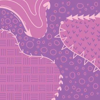 Hand draw colored pattern background Vector