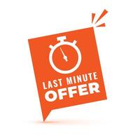 stylish last minute offer background buy now and save vector