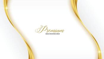 premium golden 3d style luxurious background vector