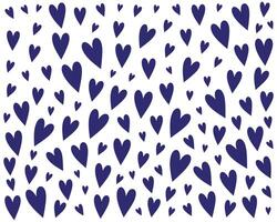 flat style abstract love heart pattern backdrop for valentines day vector