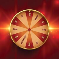 premium fortune wheel background spin and win jackpot vector