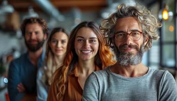 ai generado diversidad, igualdad, y inclusión foto