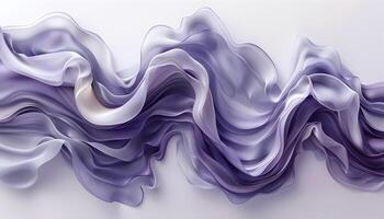 AI generated abstract purple wave background photo