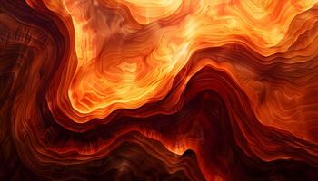 AI generated an abstract image of a fire on a rock photo