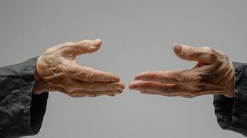 AI generated Anatomically Correct Hands Sculptured Together photo