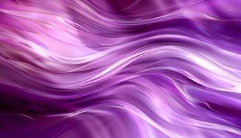 AI generated abstract purple wave background photo