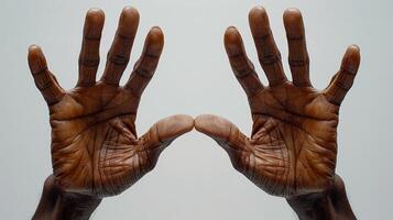 AI generated Anatomically Correct Hands Sculptured Together photo