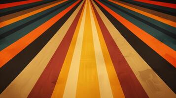 AI generated Orange and Yellow Striped Grungy Background photo