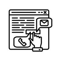 Call To Action  icon in vector. Logotype vector