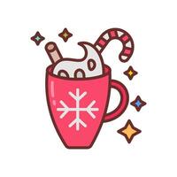 Hot Chocolate Diet  icon in vector. Logotype vector