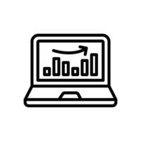 Technical Analysis icon in vector. Logotype vector