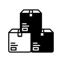 cajas suscripción icono en vector. logotipo vector