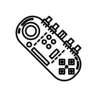 Nano Circuitry icon in vector. Logotype vector