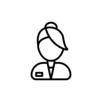 Assistant icon in vector. Logotype vector