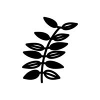 Senna Leaf icon in vector. Logotype vector