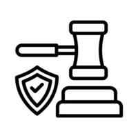 legal gastos icono en vector. logotipo vector