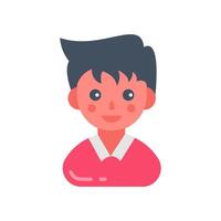 Office Boy icon in vector. Logotype vector