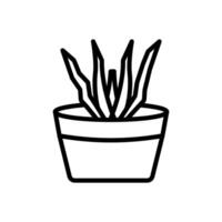 Aloe Vera icon in vector. Logotype vector