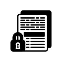 Data Encryption icon in vector. Logotype vector