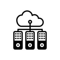 Data Center icon in vector. Logotype vector