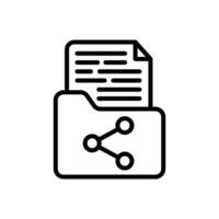 Data Sharing icon in vector. Logotype vector