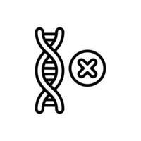 Non DNA  icon in vector. Logotype vector