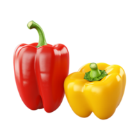 AI generated Fresh Bell peppers png