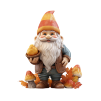 ai généré Pâques journée gnome gnome panier png