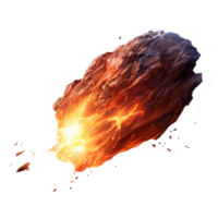 AI generated Meteor comet meteorite galaxy png