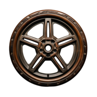 AI generated Car Wheel Motorcycle Rim Harley png