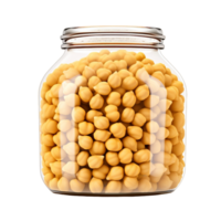 AI generated Top View of Soaked Sprouting ChickPeas png