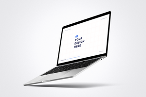 Laptop and Website Screen Mockup psd