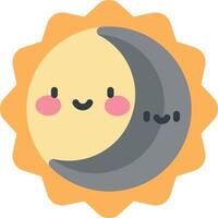 eclipse illustration design vector