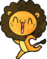 happy cartoon lion png